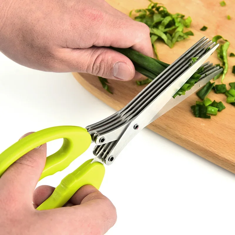 Kitchen Gadgets Sale - Muti-Layers Kitchen Scissors Stainless Steel Vegetable