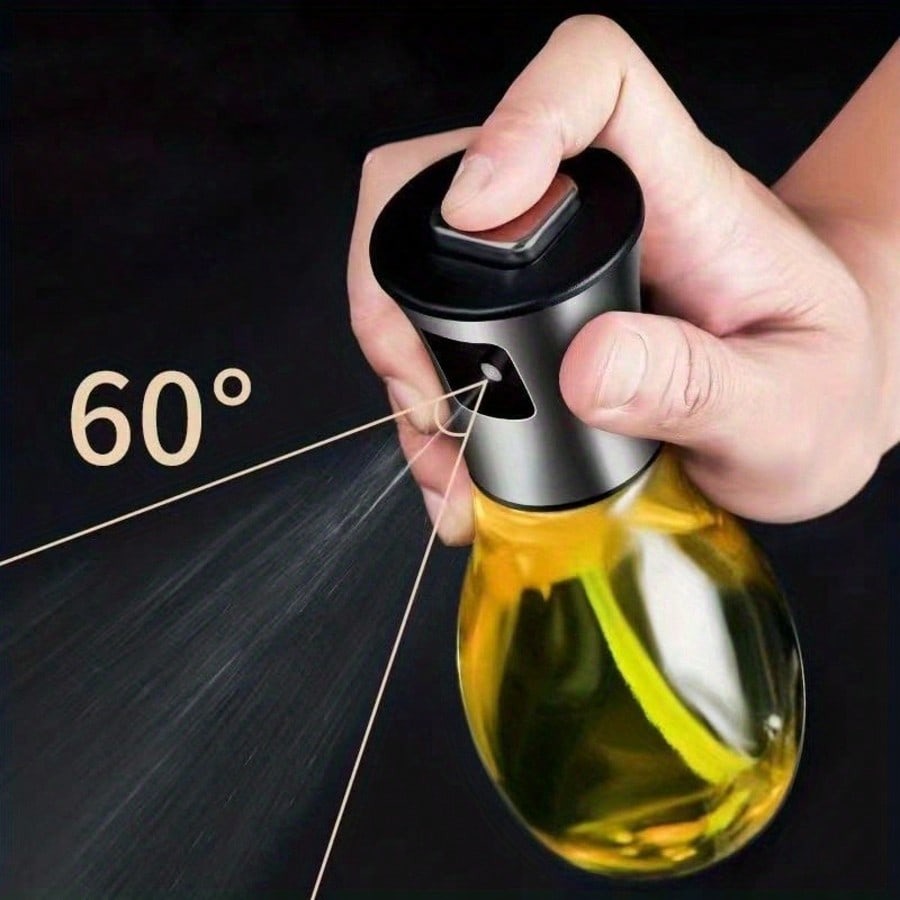 Oil Mister Spray Bottle - 200ml Oil Sprayer Bottle, 304 Stainless
