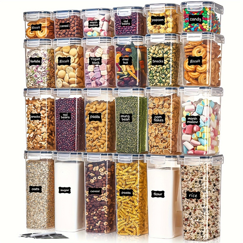 Kitchen Gadgets Worth Buying - 24Pcs Food Storage Containers 12 Boxes