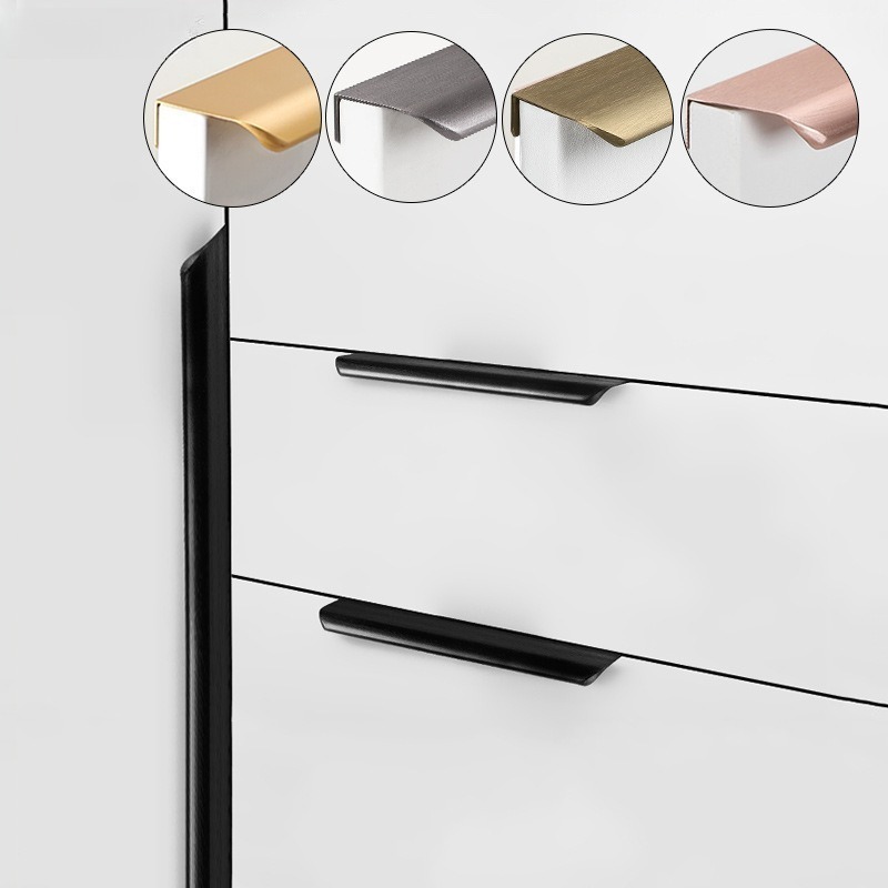 Kitchen Gadgets Gold - 1PC Modern Furniture Hidden Drawer Handle