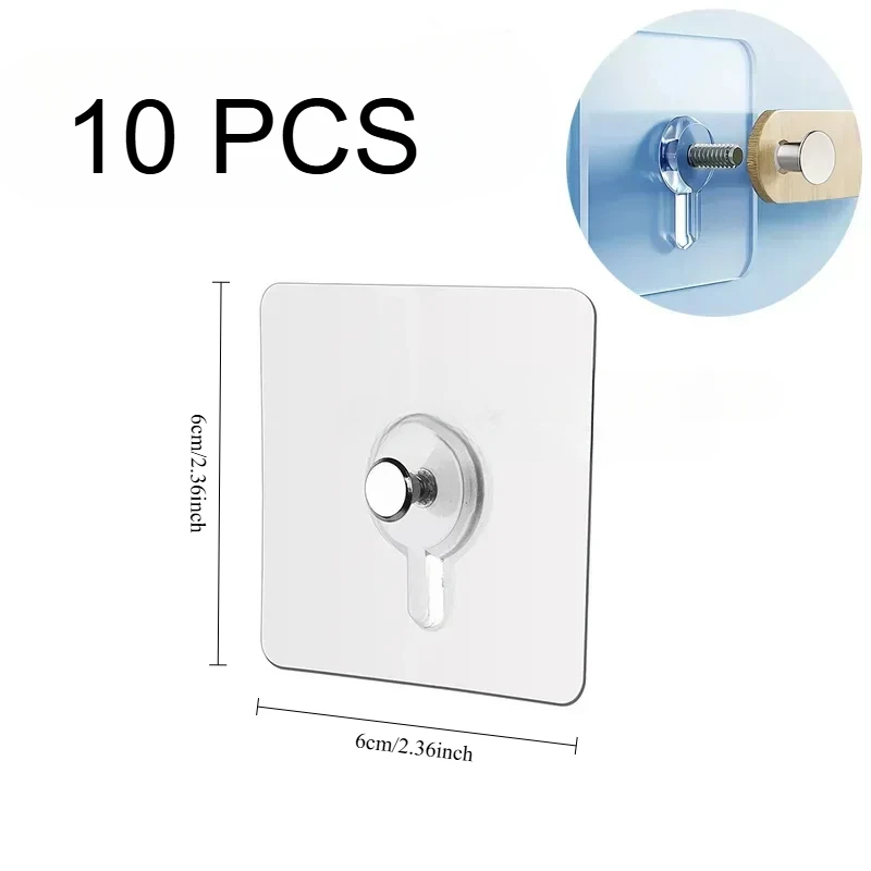 Kitchen Gadgets Photo - Self‑Adhesive Photo Frame Hooks Organizer Rack,