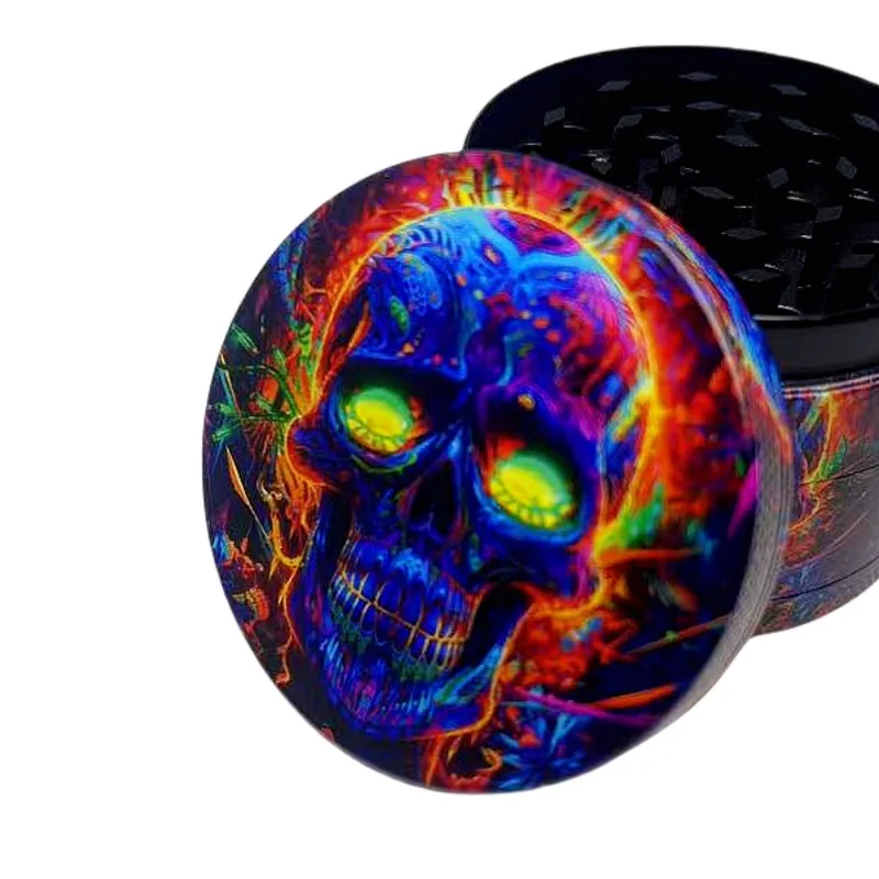 50mm Metal Skull Herb Grinder  - Kitchen Gadgets Gold ulasan dan harga