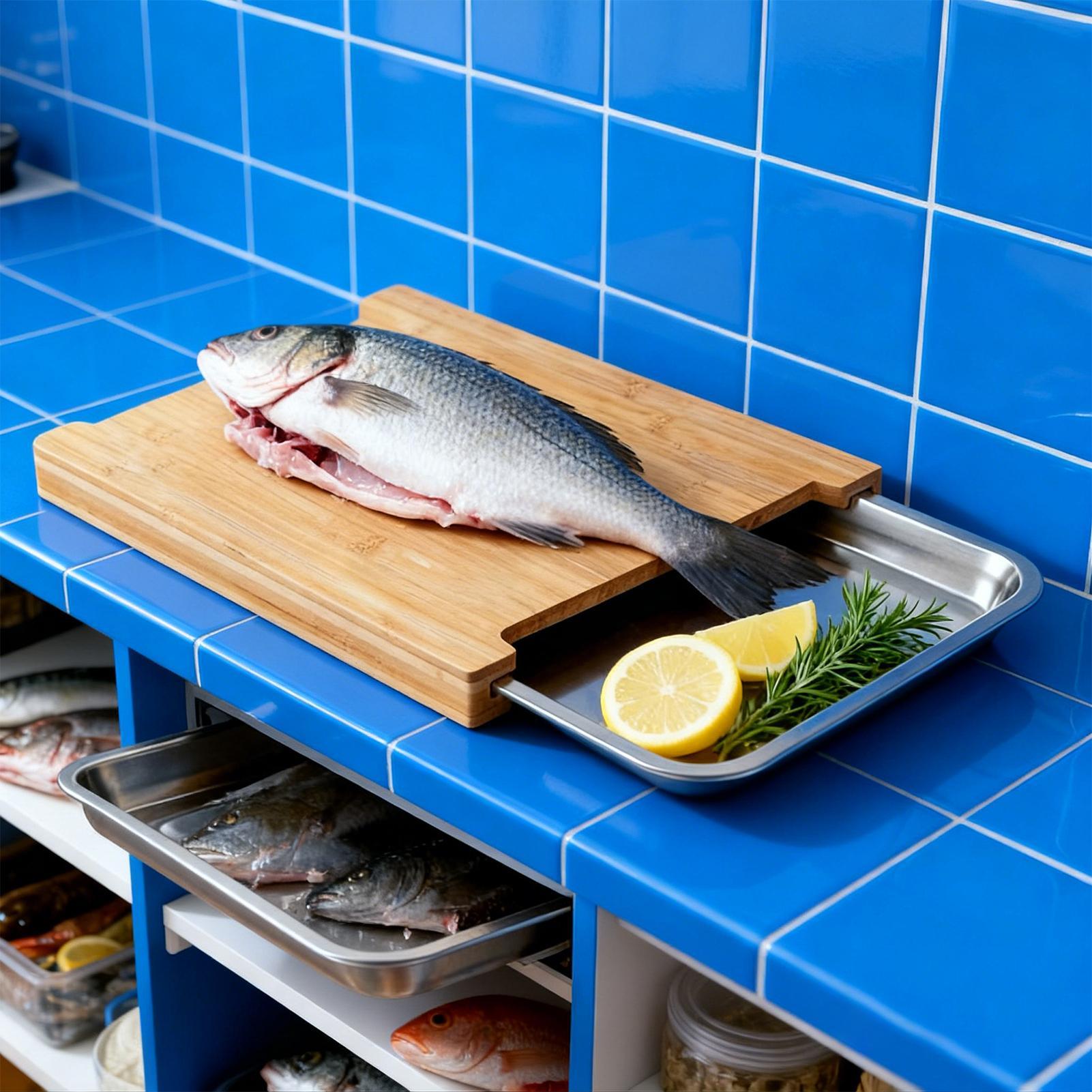 Wooden Cutting Board Non-Slip  - Bamboo Cutting Board ulasan dan harga