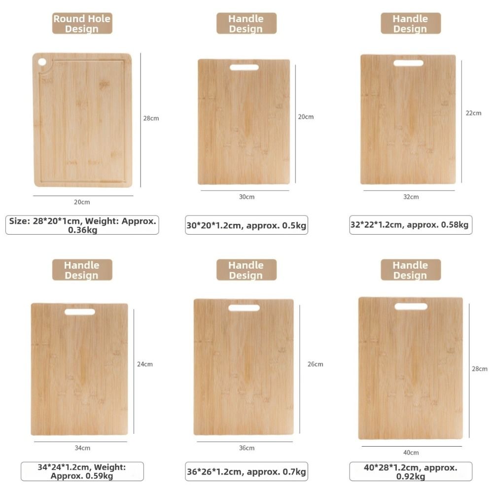 Eco-Friendly Bamboo Wooden Cut - Bamboo Cutting Board ulasan dan harga