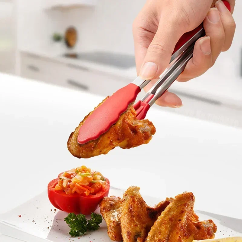 7 Inch Non-Slip Food Tongs Cre - Kitchen Gadgets Sale ulasan dan harga