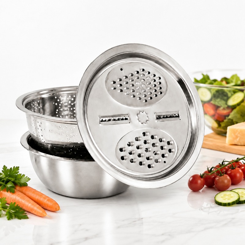 3pcs Stainless Steel Kitchen C - Cheese Grater Box ulasan dan harga