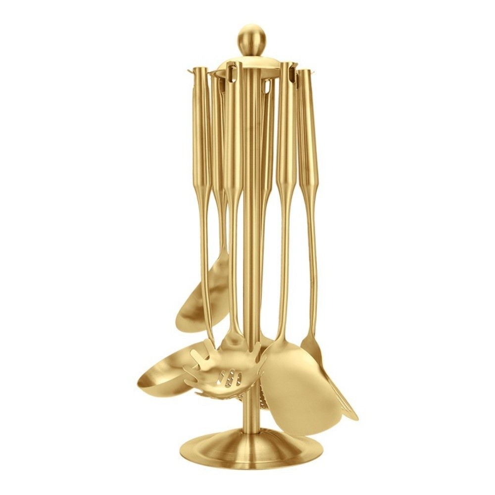 Stainless Steel Kitchen Utensi - Kitchen Gadgets Gold ulasan dan harga