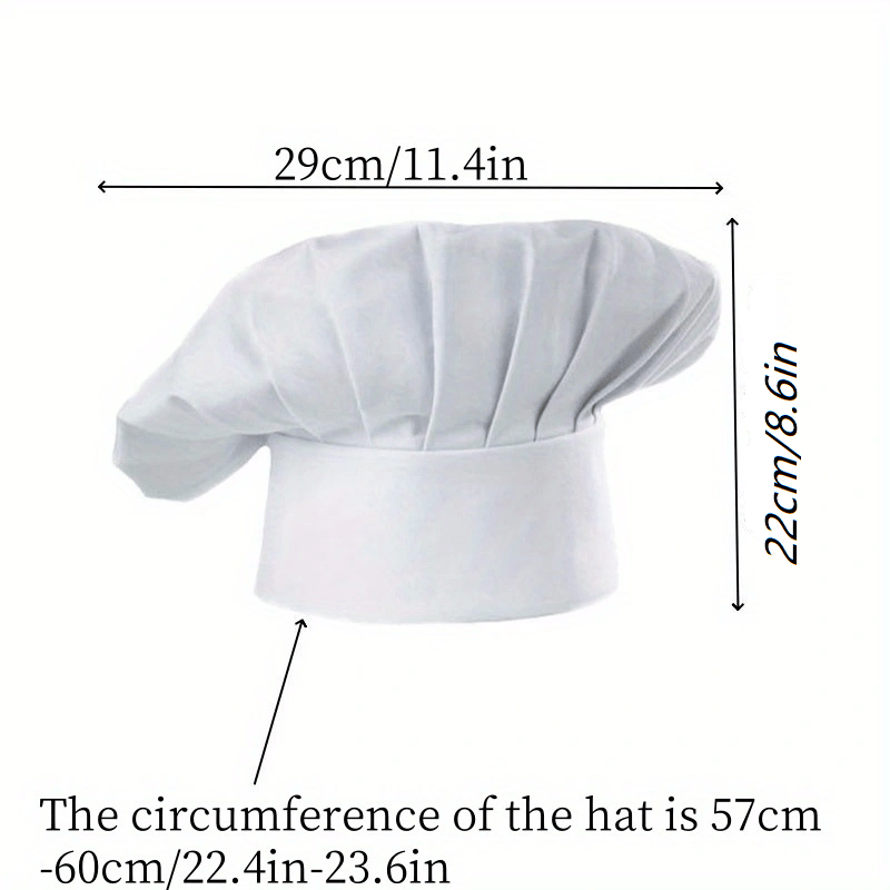 3pcs Chef Hat Adult Adjustable - Kitchen Gadgets Sale ulasan dan harga