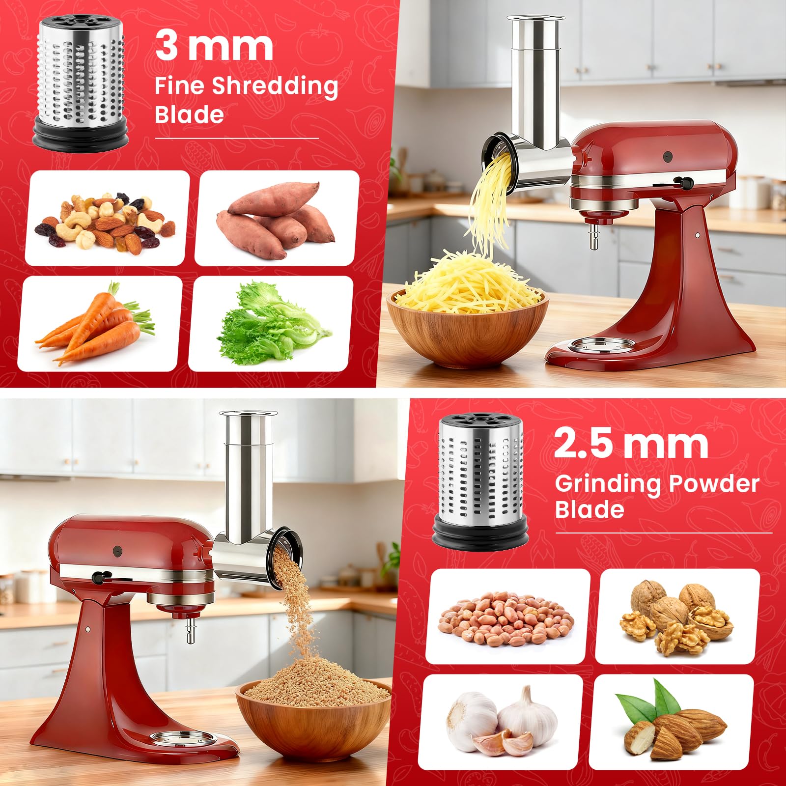 Stainless Steel Slicer Shredde - Cheese Grater Box ulasan dan harga