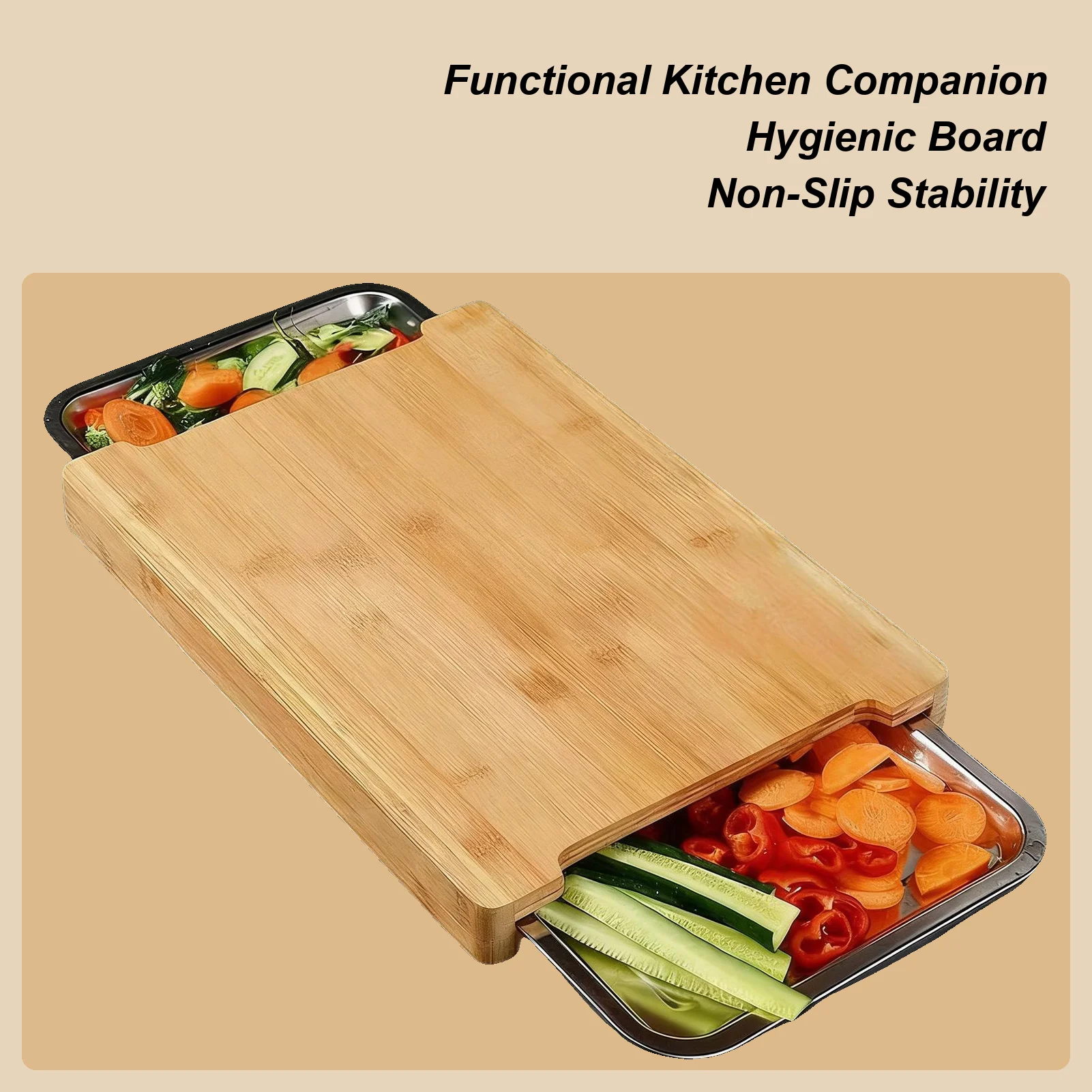 Kitchen Eco-friendly Bamboo Cu - Bamboo Cutting Board ulasan dan harga