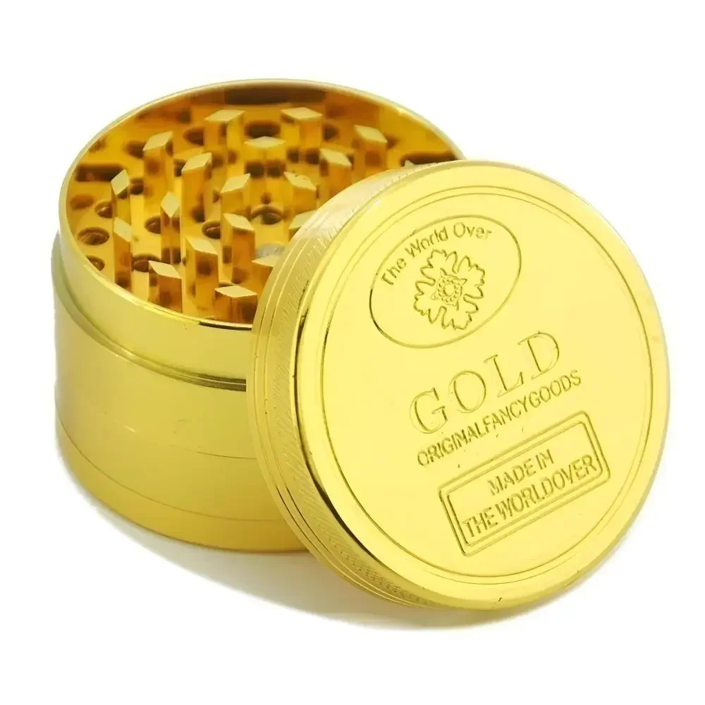 Herb Grinder 3/4 Parts Zinc Al - Kitchen Gadgets Gold ulasan dan harga