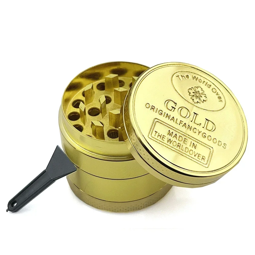 Herb Grinder 3/4 Parts Zinc Al - Kitchen Gadgets Gold ulasan dan harga