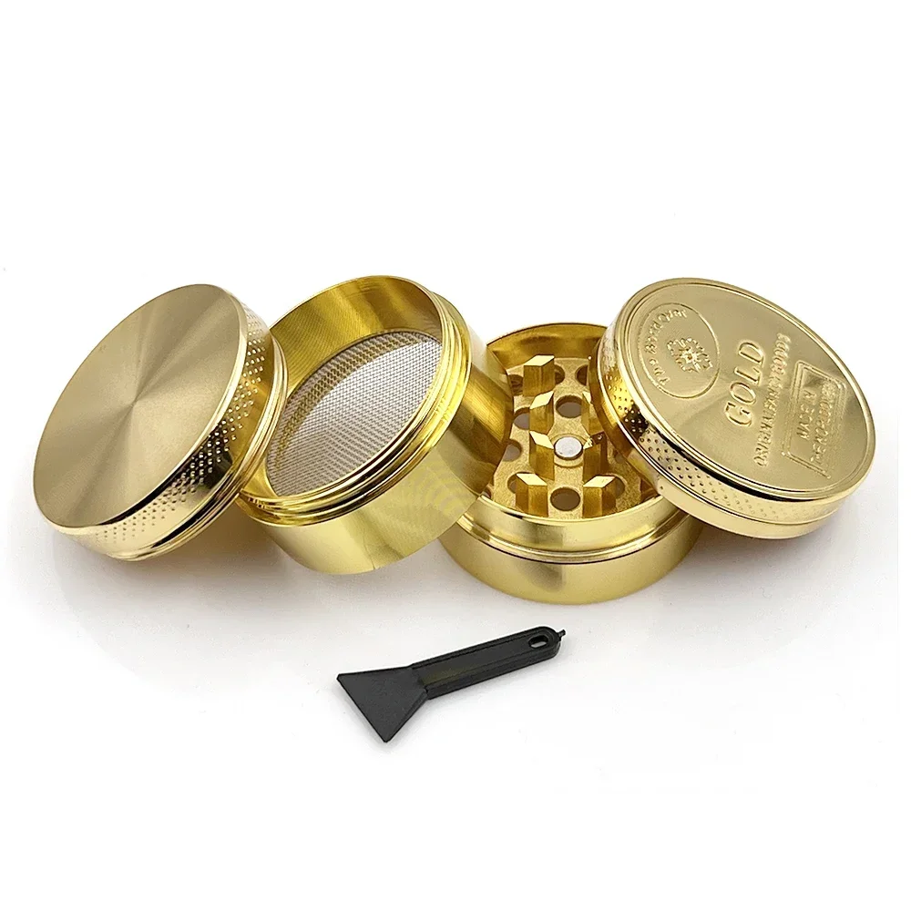 Herb Grinder 3/4 Parts Zinc Al - Kitchen Gadgets Gold ulasan dan harga