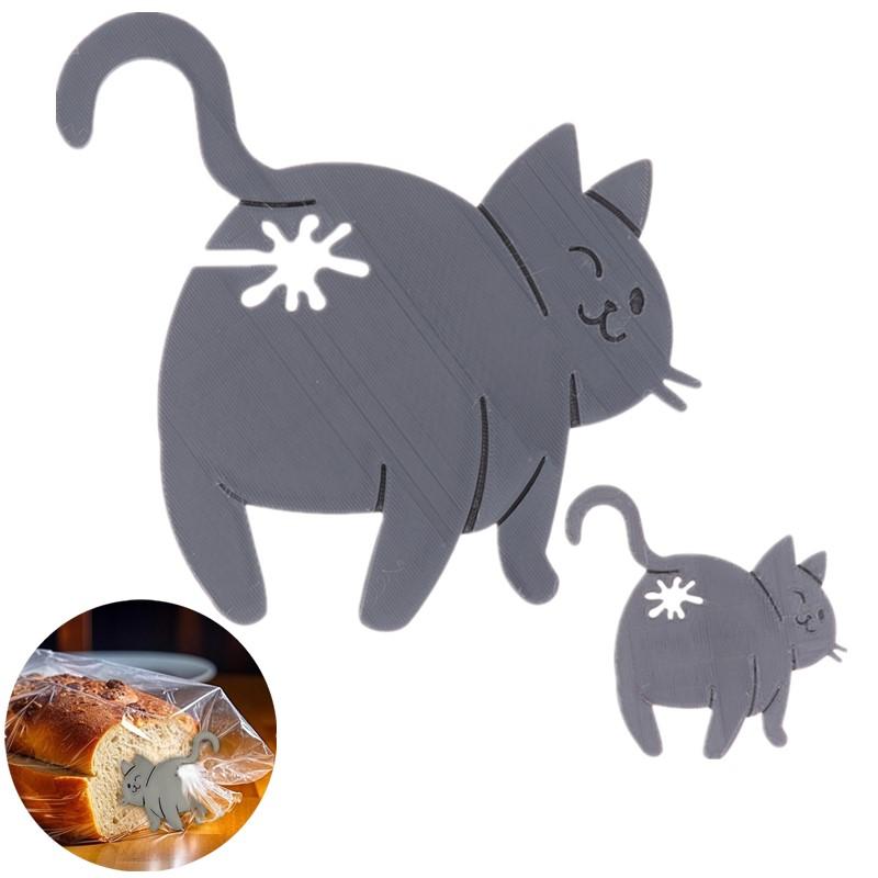 3D Printed Cat Bread Clip Bag  - Kitchen Gadgets To 3D Print ulasan dan harga