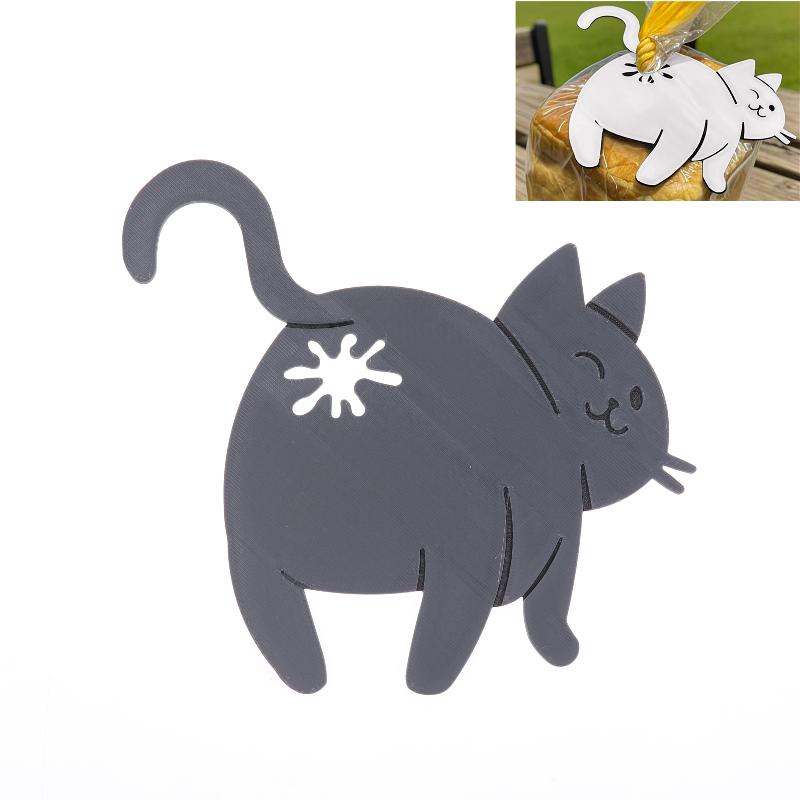 3D Printed Cat Bread Clip Bag  - Kitchen Gadgets To 3D Print ulasan dan harga