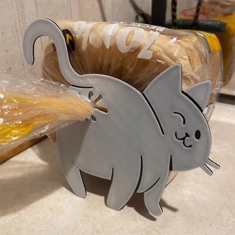 2pcs Funny Cat Butt Bag Clip,  - Kitchen Gadgets To 3D Print ulasan dan harga