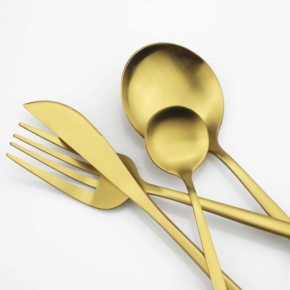 6Pcs Matte Stainless Steel Tea - Kitchen Gadgets Gold ulasan dan harga