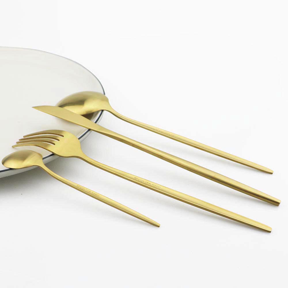 6Pcs Matte Stainless Steel Tea - Kitchen Gadgets Gold ulasan dan harga