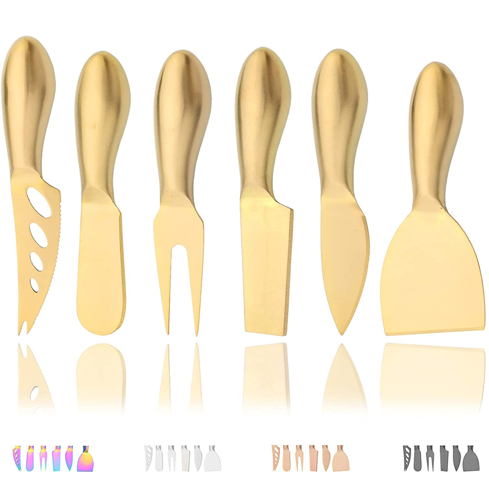 6Pcs Matte Gold Mini Knife For - Kitchen Gadgets Gold ulasan dan harga