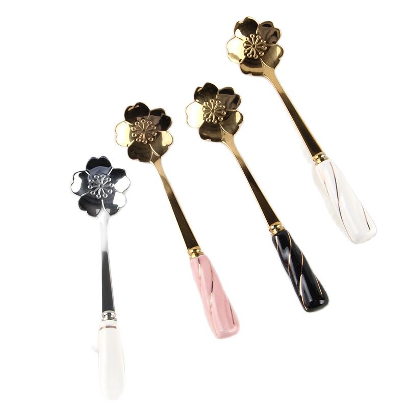 Tableware Coffee Stirring Spoo - Kitchen Gadgets Gold ulasan dan harga