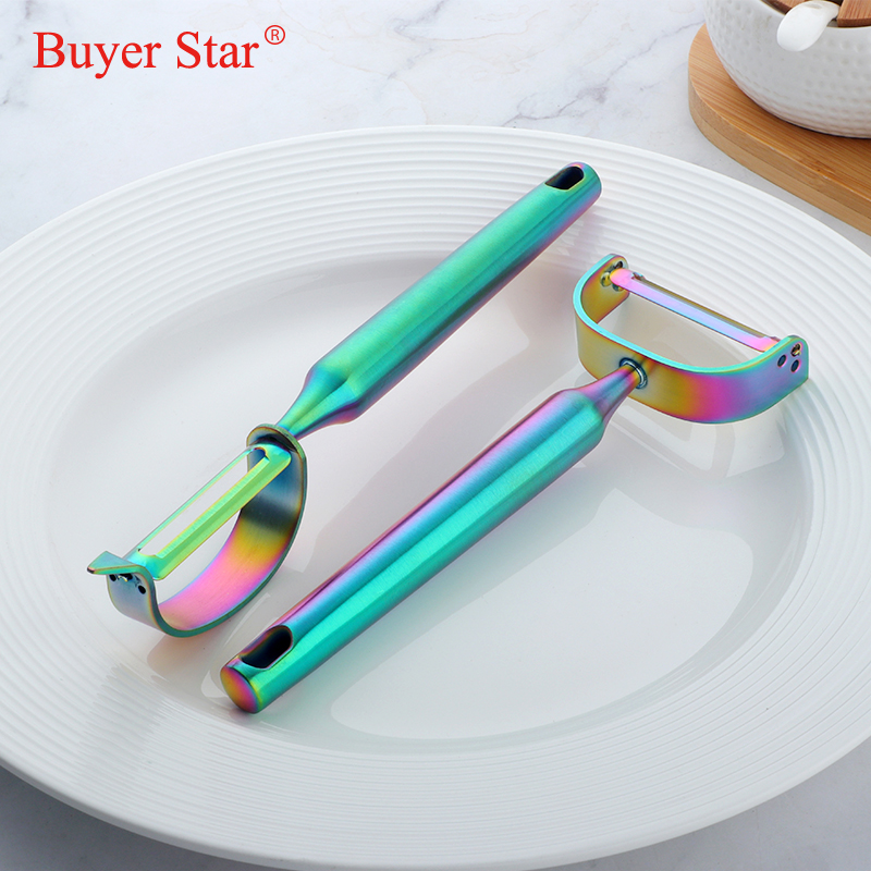 New Gold Fruit Peeler Stainles - Kitchen Gadgets Gold ulasan dan harga