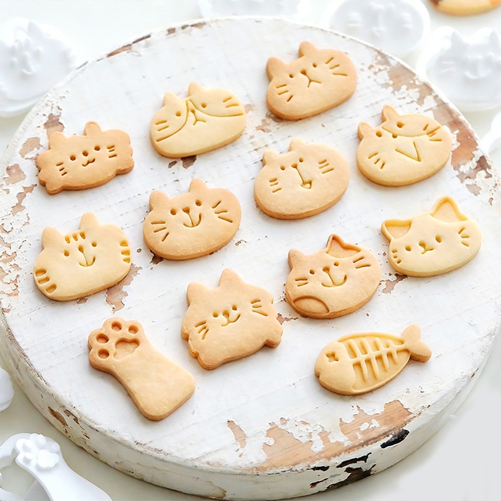Cute Kitten DIY Stamp Cookie C - Kitchen Gadgets Worth Buying ulasan dan harga