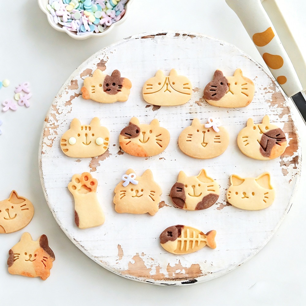 Cute Kitten DIY Stamp Cookie C - Kitchen Gadgets Worth Buying ulasan dan harga
