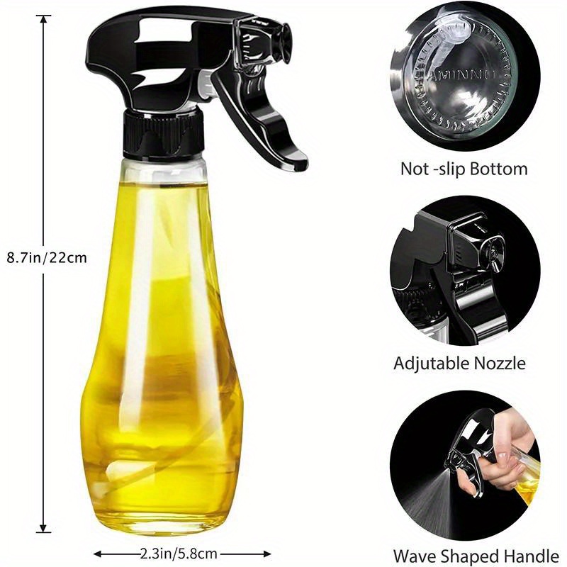 1pc New Oil Sprayer 200ML Glas - Oil Mister Spray Bottle ulasan dan harga