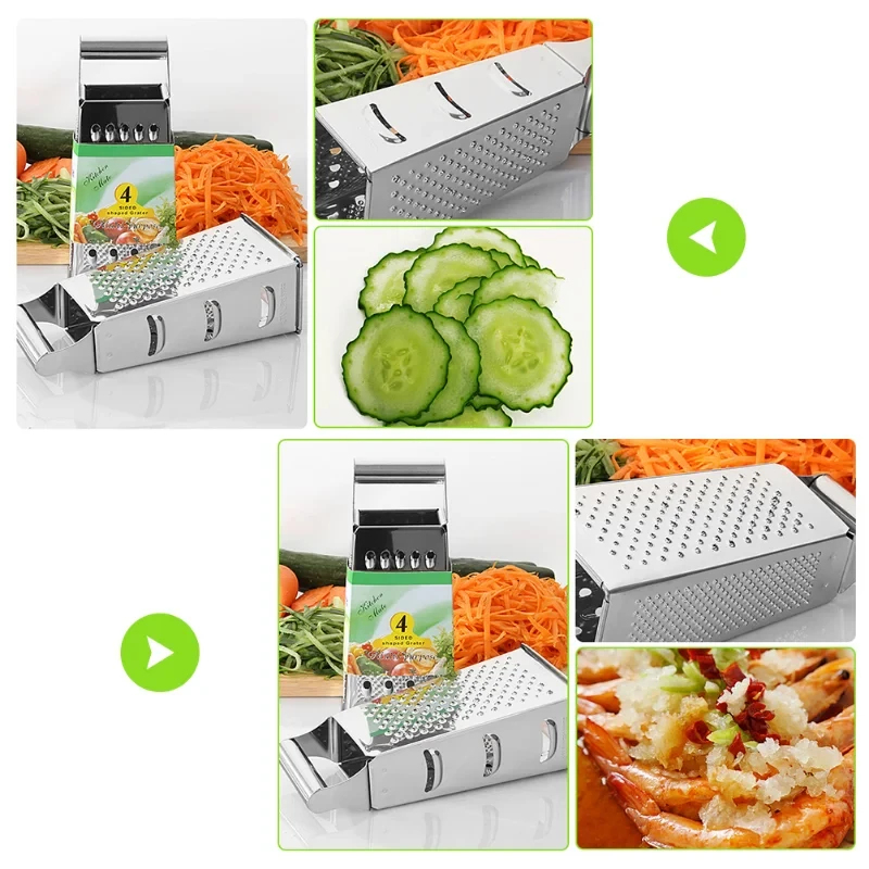 Stainless Steel 4 Sided Blades - Cheese Grater Box ulasan dan harga