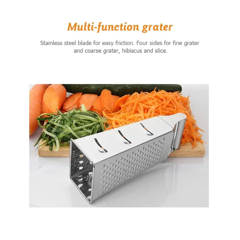 Stainless Steel 4 Sided Blades - Cheese Grater Box ulasan dan harga