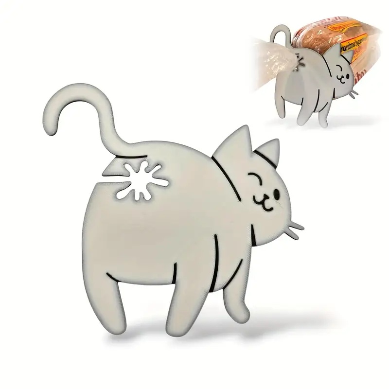 2pcs Funny Cat Butt Bag Clip,  - Kitchen Gadgets To 3D Print ulasan dan harga